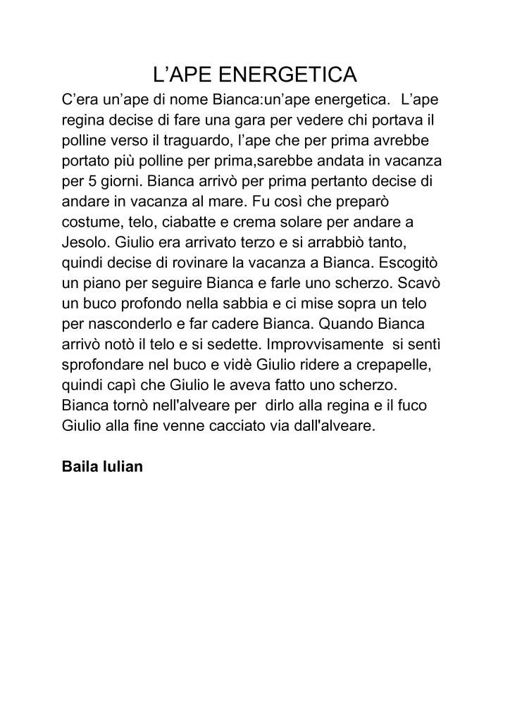 'L'ape Energetica' di Baila Iulian 