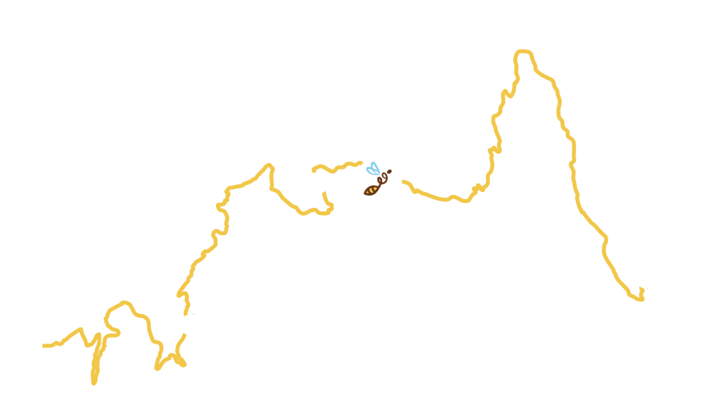Bee Trek Mappa Giardino Museo del Miele